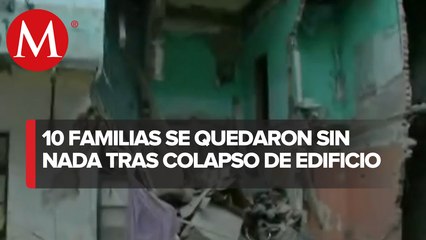 Desalojan a familias por colapso de techo en la alcaldía Cuauhtémoc