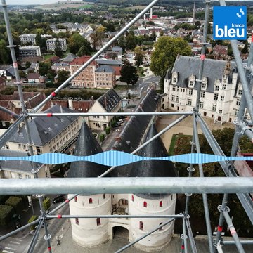 Sur le chantier de la cathédrale de Beauvais