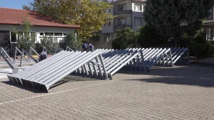 (TEKRAR) SAKARYA - Meslek lisesi öğrencileri, okullara basket potası ve tenis masası üretiyor