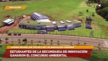 Estudiantes de la secundaria de innovación ganaron el concurso ambiental