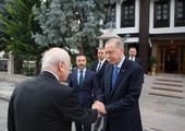 Cumhurbaşkanı Erdoğan ile MHP Genel Başkanı Bahçeli'nin görüşmesi sona erdi