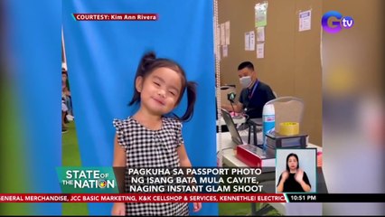 Pagkuha sa passport photo ng isang bata mula Cavite, naging instant glam shoot | SONA