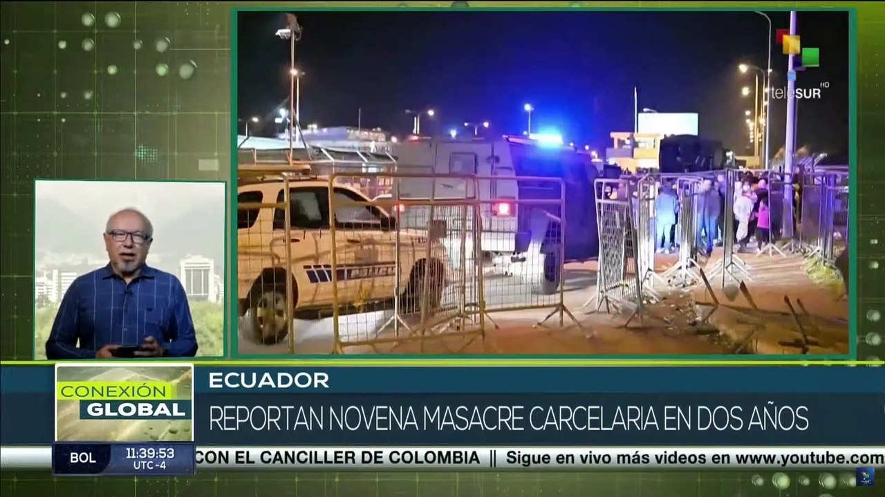 Ecuador reporta novena masacre carcelaria en dos años