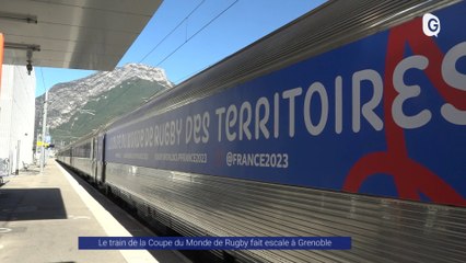 Reportage - Le train du rugby fait escale à Grenoble