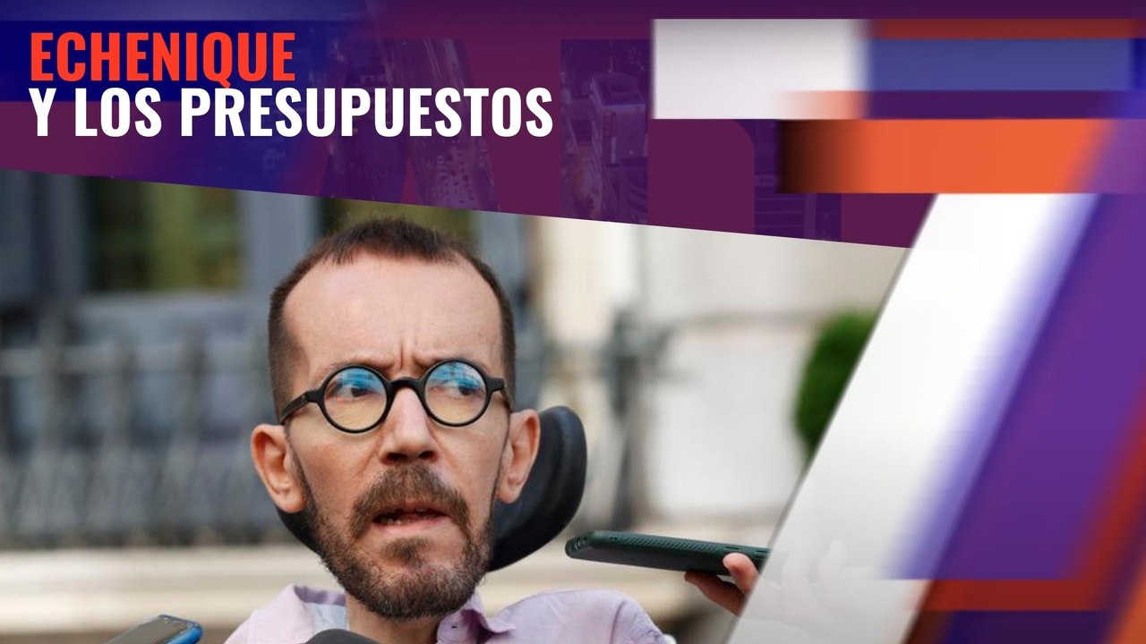 Echenique aplaude los presupuestos pero luego los califica de vergüenza cuando se entera que sube el presupuesto de Defensa un 26%