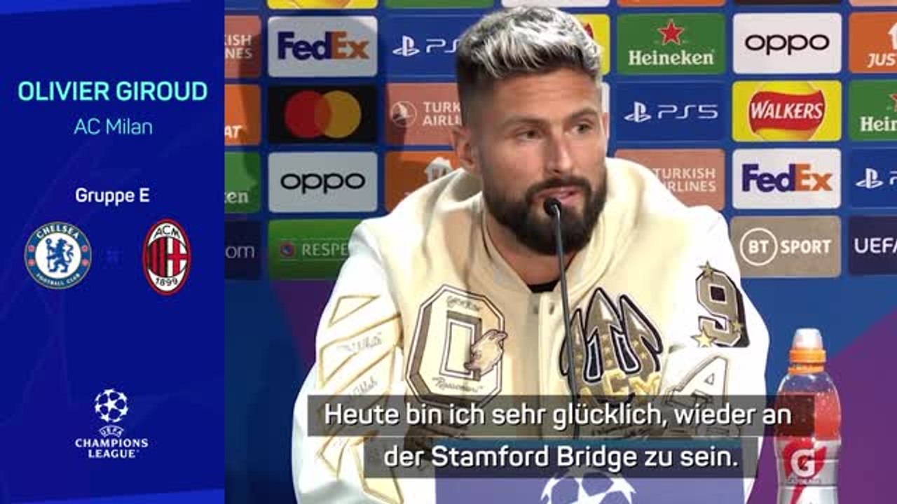 Giroud vergisst auf italienisch zu sprechen