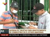 Amazonas | SISCCOMBF realiza la entrega de tarjetas de abastecimiento de combustible a pobladores