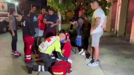 Un motociclista casi se corta el cuello por dejar cables colgados de fibra óptica en San Juan Bosco