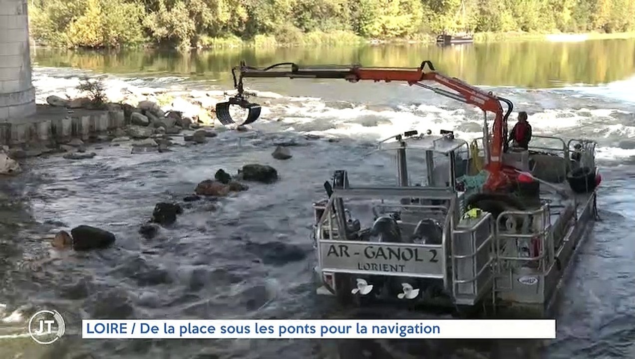 LOIRE / De la place sous les ponts pour la navigation