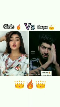 Girls vs boys _ Boys vs girls _ Girls attitude _ Boys attitude _