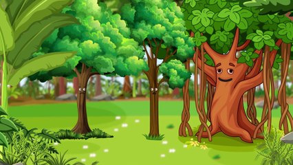 पेड़ों और शेरों की कहानी | The Trees And The Lions Story | Hindi Moral Story | Hindi Bed Time Stories