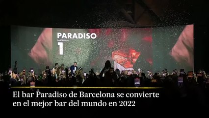 El bar Paradiso de Barcelona se convierte en el mejor del mundo