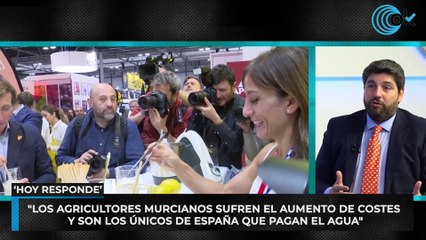 López Miras: "Sánchez ahoga a los murcianos y asfixia a España recortando el trasvase Tajo-Segura"