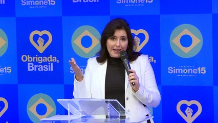Tebet confirma apoio ao ex-presidente Lula no 2º turno