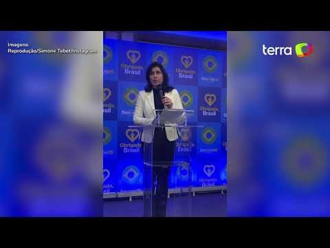 Simone Tebet critica governo Bolsonaro e anuncia apoio a Lula no 2º turno das eleições