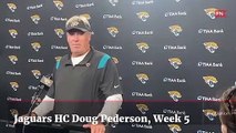 Jaguars HC Doug Pederson  Week 5