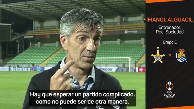 Declaraciones de Imanol Alguacil antes del Sheriff vs. Real Sociedad de Europa League