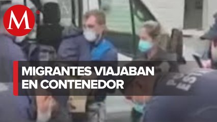 En Edomex, aseguran a 43 extranjeros que intentaban colarse en una caja de camión