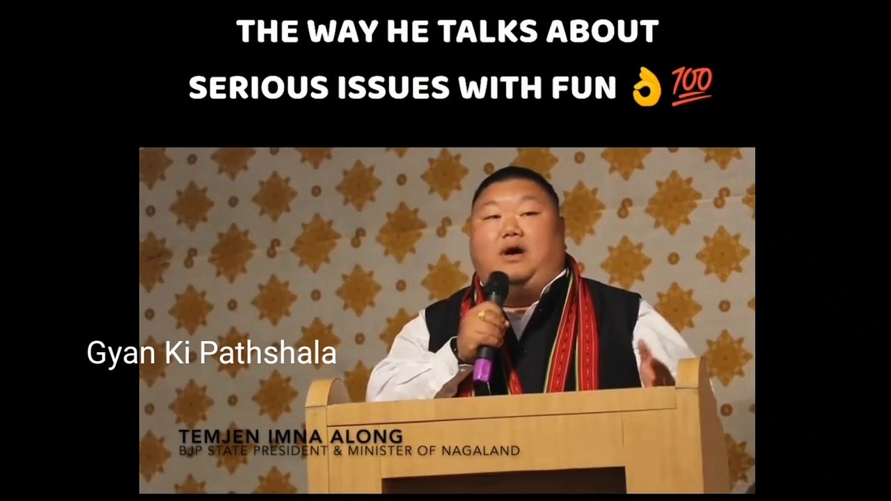 Nagaland minister Temjen imnao viral video | best speech