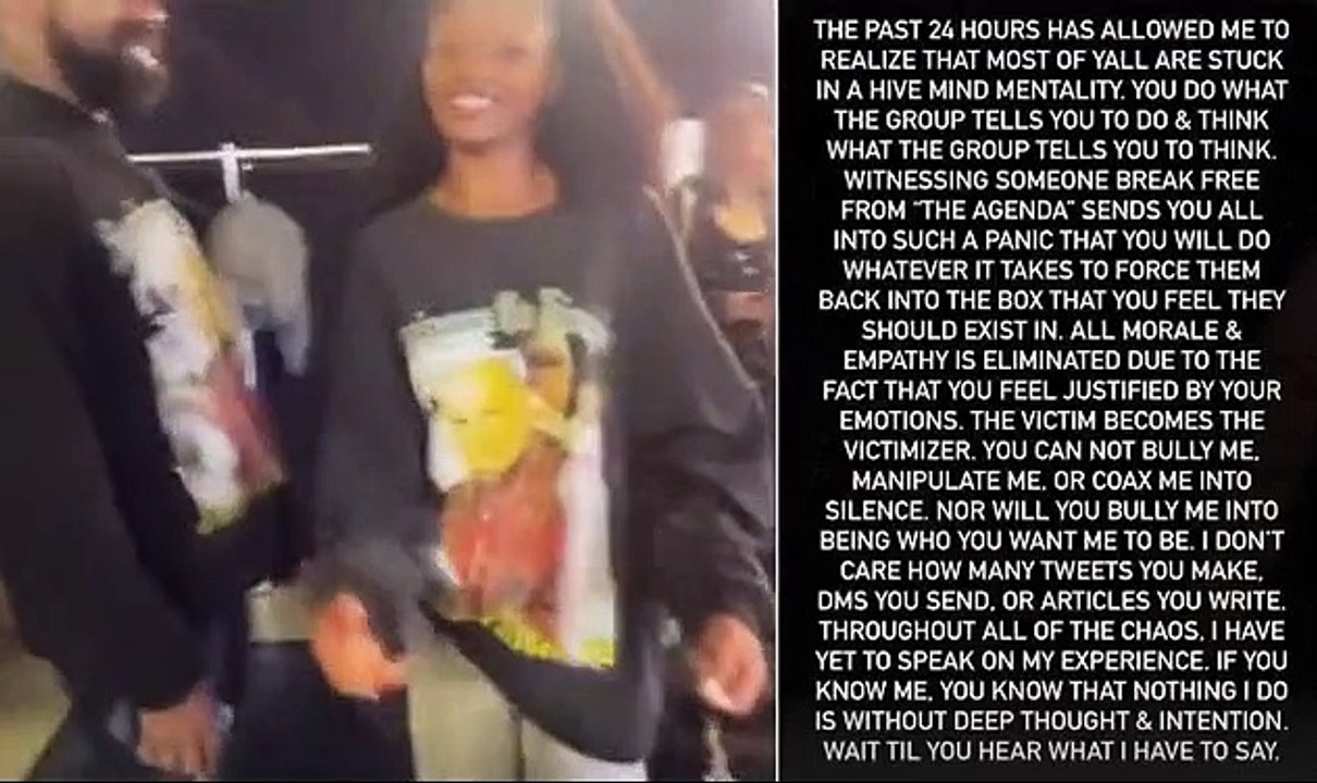 'You cannot bully or manipulate me': Bob Marley's granddaughter Selah blasts critics for attacking her for wearing 'White Lives Matter' top with Kanye West - and texts rapper saying she wants to 'continue conversation' with