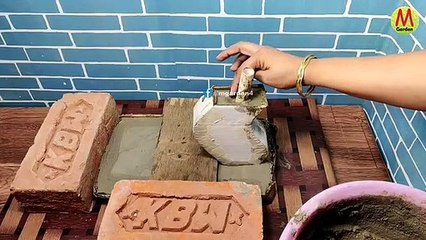 Beautiful very nice waterfall fountain water fountain making at home