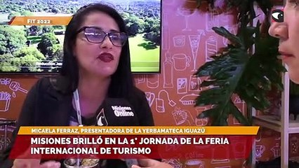 Misiones brilló en la 1° jornada de la Feria Internacional de Turismo