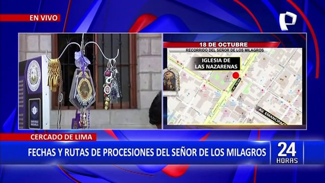 Señor de los Milagros: Conozca las fechas y rutas de las procesiones del Cristo Morado