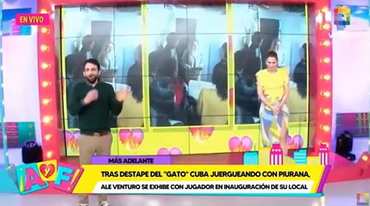 Ale perdonó a Rodrigo Cuba y se lucen juntos en inauguración: “ella aprovechó para vender”, dice ‘Peluchín’