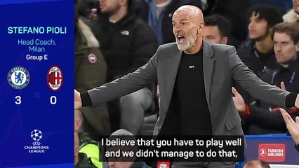 Milan just didn't play well in Chelsea loss - Pioli