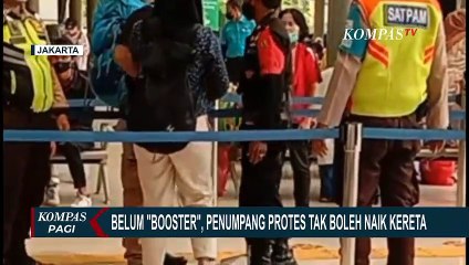 Penumpang Kereta Api Terlibat Adu Mulut dengan Petugas Gara-Gara Belum Divaksin Booster