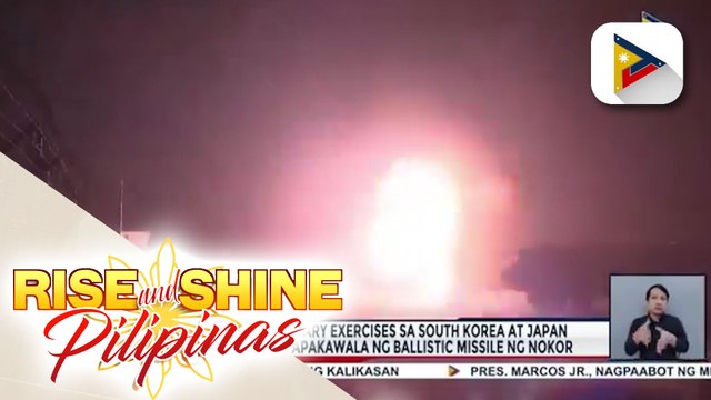 US, naglunsad ng military exercises sa South Korea at Japan bilang tugon sa pagpapakawala ng ballistic missile ng NoKor