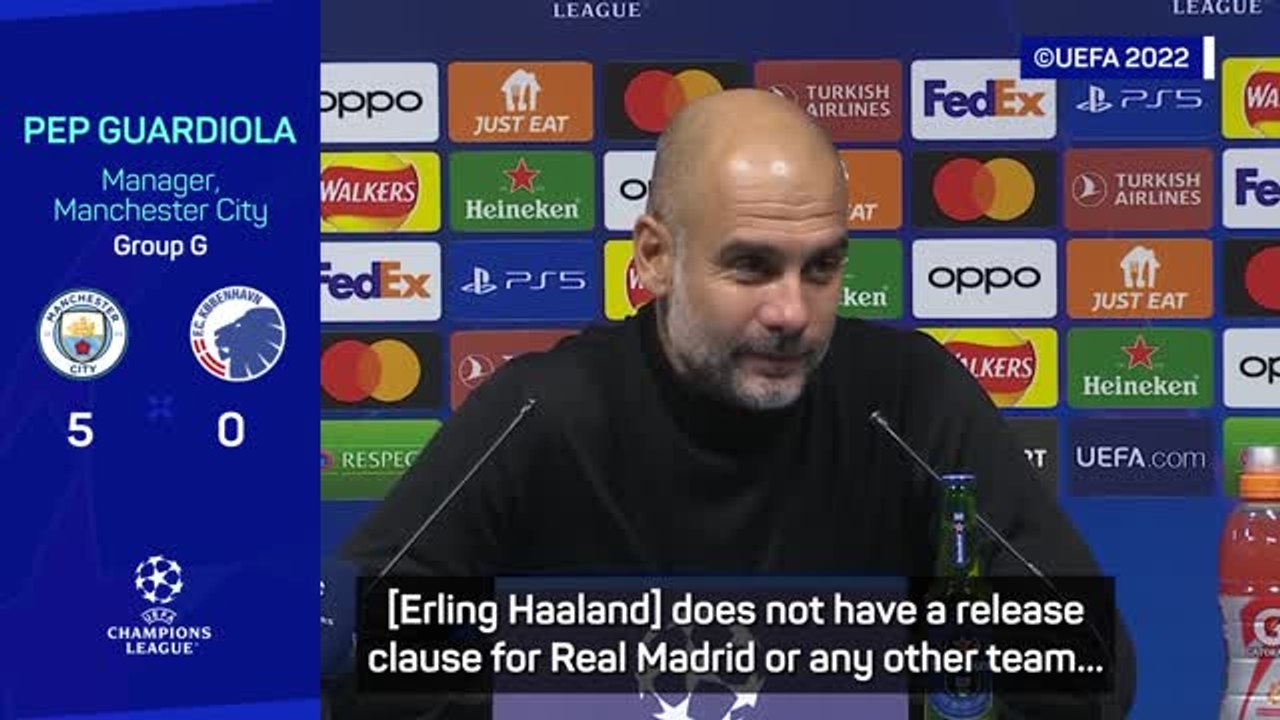 'It's not true!' - Guardiola rubbishes Haaland...