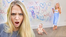 Everleigh and Posie Destroyed Our Wall... Can't Believe We Pranked Savannah Again!!!