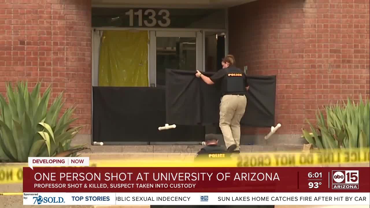 PD: One person dead after shooting at University of Arizona, suspect now in custody
