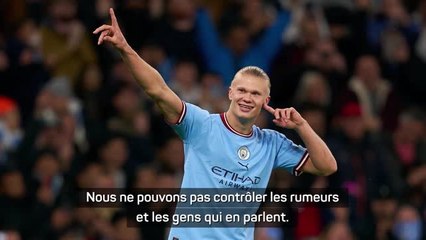 Groupe G - Guardiola : "Haaland n'a aucune clause de rachat"