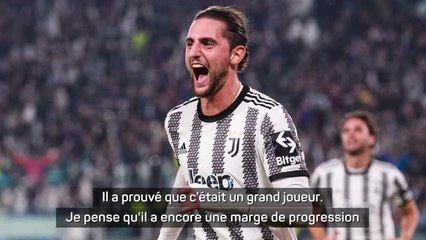 Groupe H - Allegri : "Rabiot entre dans les meilleures années de sa carrière"