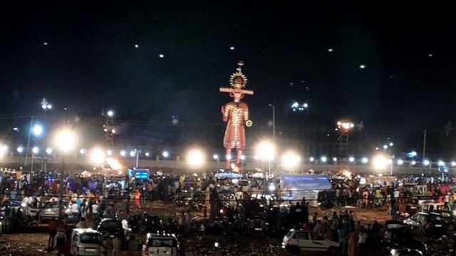 Video : बुराई पर अच्छाई की जीत, धूं-धूं कर जला अहंकारी रावण