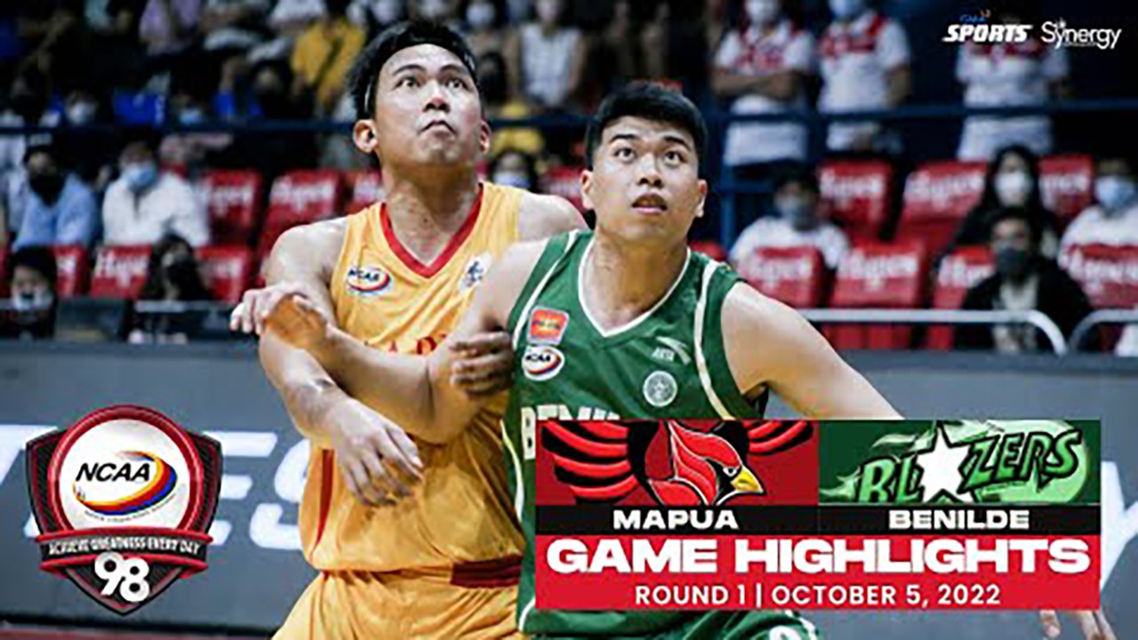 NCAA Season 98 | Game Highlights: Benilde vs Mapua | Men's Basketball Tournament Round 1