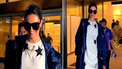 Deepika Padukone इतनी सुबह Mumbai Airport पर Casual Look में ऐसे दिखीं, Video हुआ viral! FilmiBeat