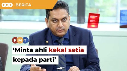 Santhara ‘gentleman’, minta ahli kekal setia kepada parti selepas tinggalkan Bersatu, kata Chong