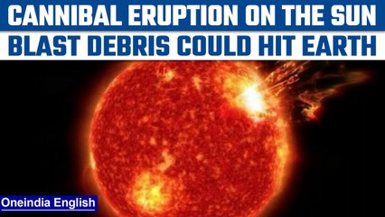 Sun explodes with 2,00,000 km long filament, blast debris could hit Earth | Oneindia news *Space