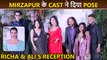 Mirzapur Cast Shweta Tripathi, Vijay Varma, Harshita Gaur Attend Richa Chaddha Ali Fazal's Reception