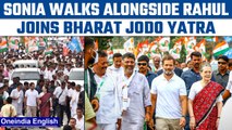 Bharat Jodo Yatra resumes: Sonia Gandhi joins Rahul and other Congress leaders | Oneindia news *News