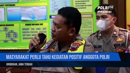 Hendak Ke Polres Grobogan, Tim Supervisi Bid Humas Polda Jateng Sempatkan Beri Pertolongan Pertama Pada Korban Kecelakaan