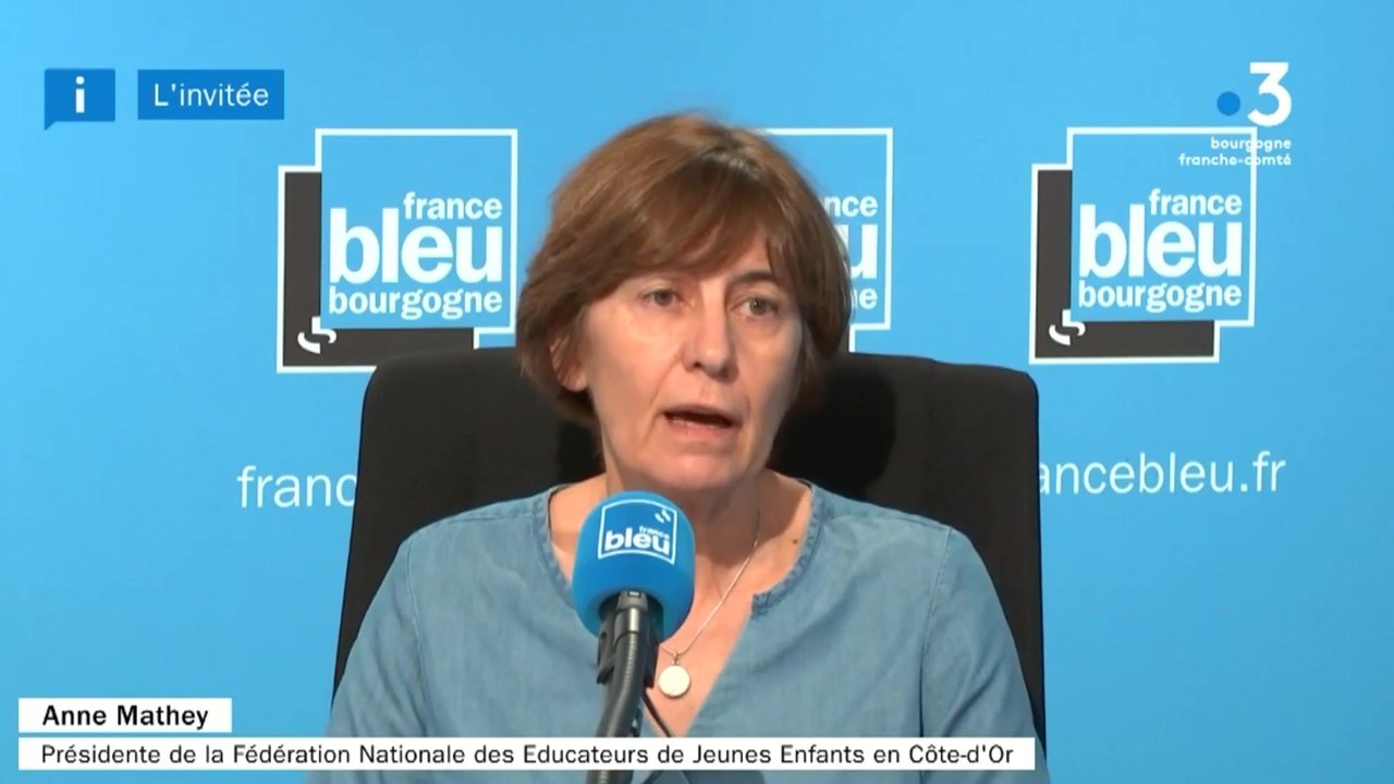 Anne Mathey, présidente de la Fédération nationale des éducateurs de jeunes enfants (FNEJE) en Bourgogne-Franche-Comté