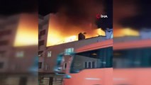 Bursa 3. sayfa haberleri... Bursa'da bir binanın çatısı alev alev yandı