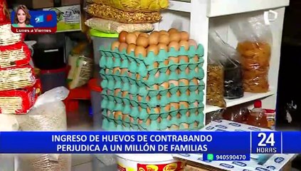 Avisur: advierte que 3.8 millones de huevos semanales ingresan de contrabando al país