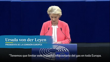 Ursula Von der Leyen: "Estamos preparados para debatir un tope al precio del gas"
