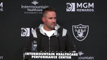 Las Vegas Raiders' Josh McDaniels Wednesday Silver and Black update