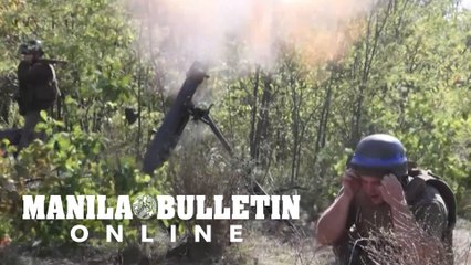 Ukrainian mortar unit fires on Russian positions in the east
